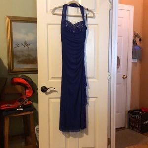 Blue prom dress